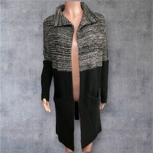 Athleta Cardigan Sweater Midnight Sun Wool Cashmere Blend Size Small